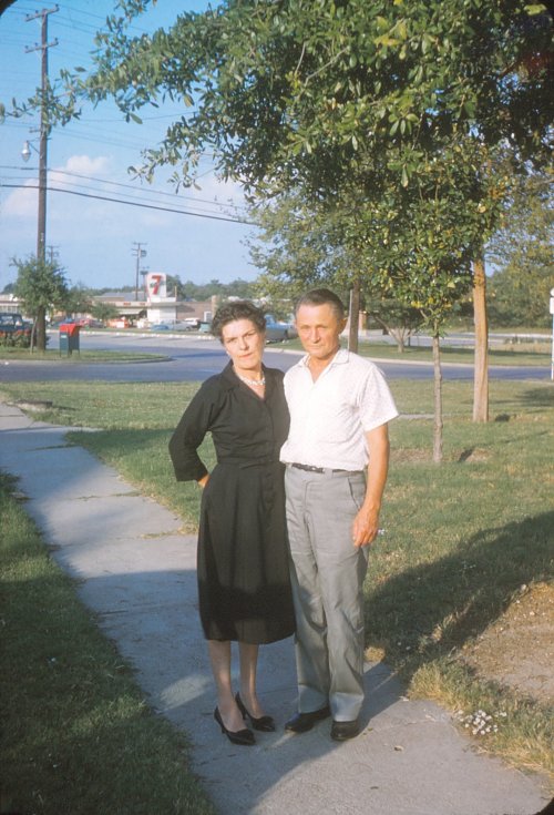 Ollie and Alberta Lee Jenkins, Dallas about 1956